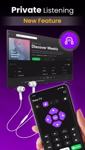 TV Remote Control for Roku TV 5